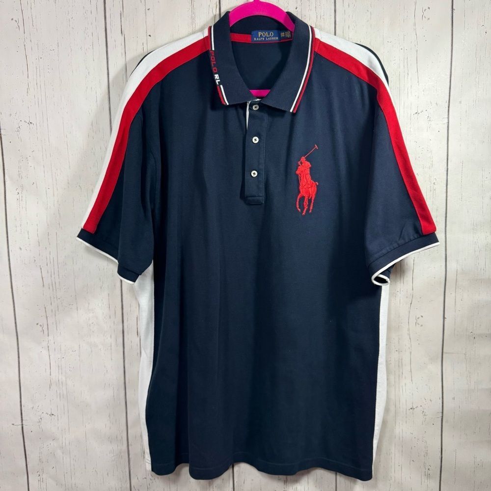PoloโRalph Lauren Mens Polo Shirt Big Pony Logo Classic Fit Mens Preppy Summer